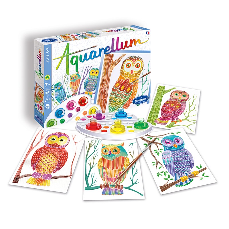 Aquarellum Owls - Jr