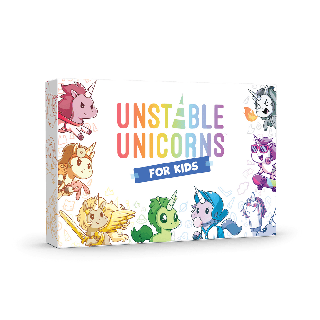 Unstable Unicorns Kartenspiel – Für 2–8 Spieler, Ab 8 Jahren, Mit 135 Karten, Strategisches Familienspiel