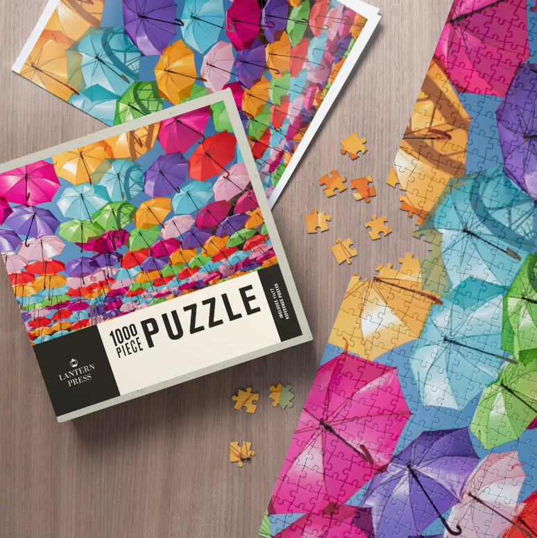 Colorful Umbrellas 1000pc Puzzle