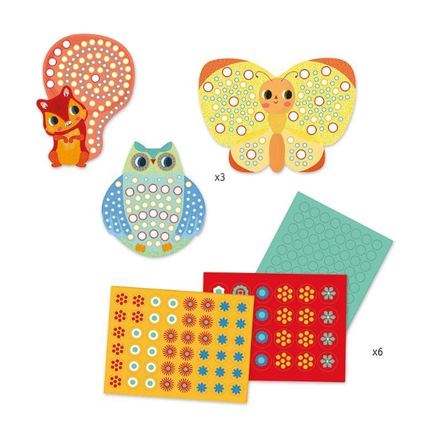 Millefiori Animals Mosaic Kit
