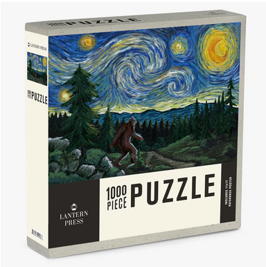 Northwest Starry Night Bigfoot 1000pc Puzzle
