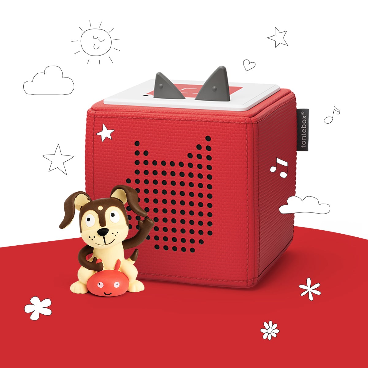 Toniebox Playtime Puppy Starter Set (Red)