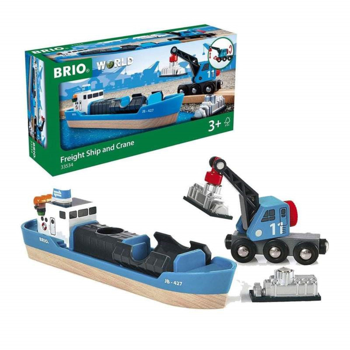 Brio freight cheap ship and crane