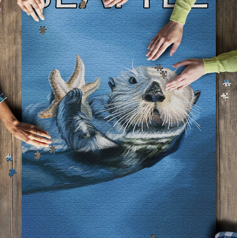 WA Sea Otter 1000pc Puzzle