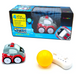 Zippy Car packaging showing car, remote control, and "Follow Me" ball.