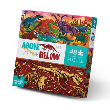 Dinosaur World Above &amp; Below 48pc Puzzle