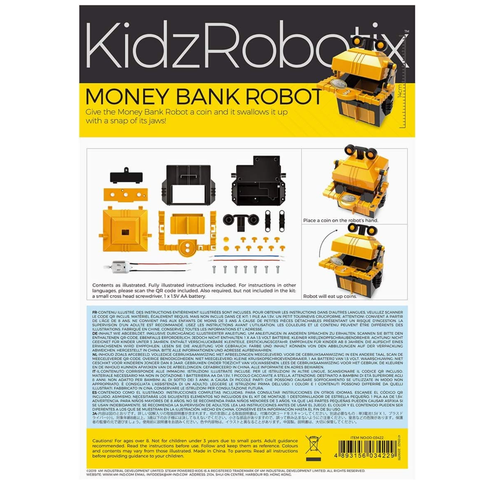 Money Bank Robot Kit 4M