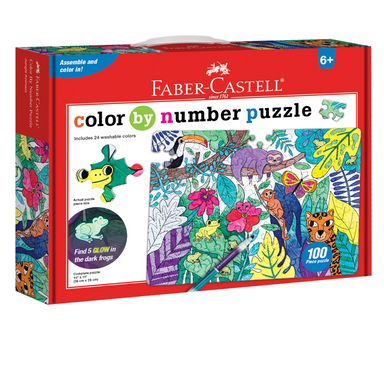 Color-By-Number Puzzles: Jungle