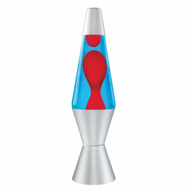 Lava Lamp 14.5in - Red &amp; Blue