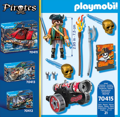 70415 Pirate with Cannon