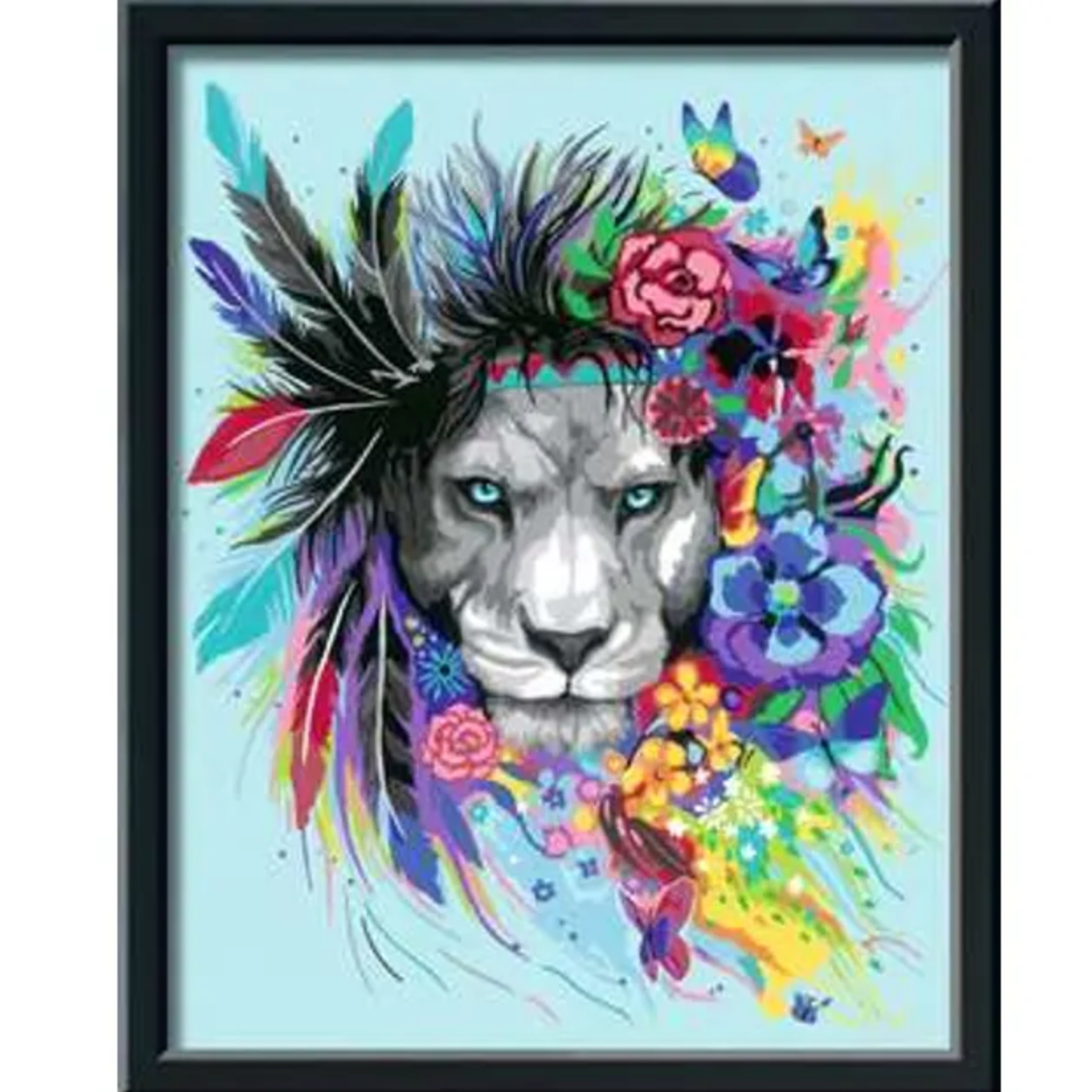 Paint by Number: BoHo Lion