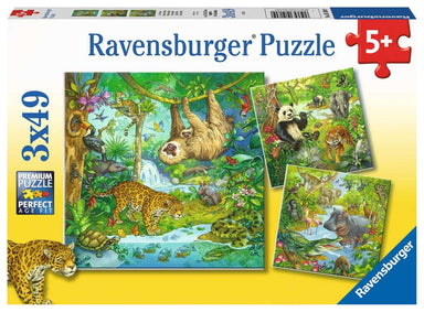 Jungle Fun 3x49pc Puzzle