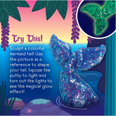 4in Mermaid Tale Thinking Putty