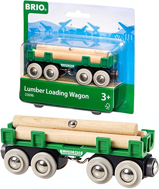 BRIO Lumber Loading Wagon
