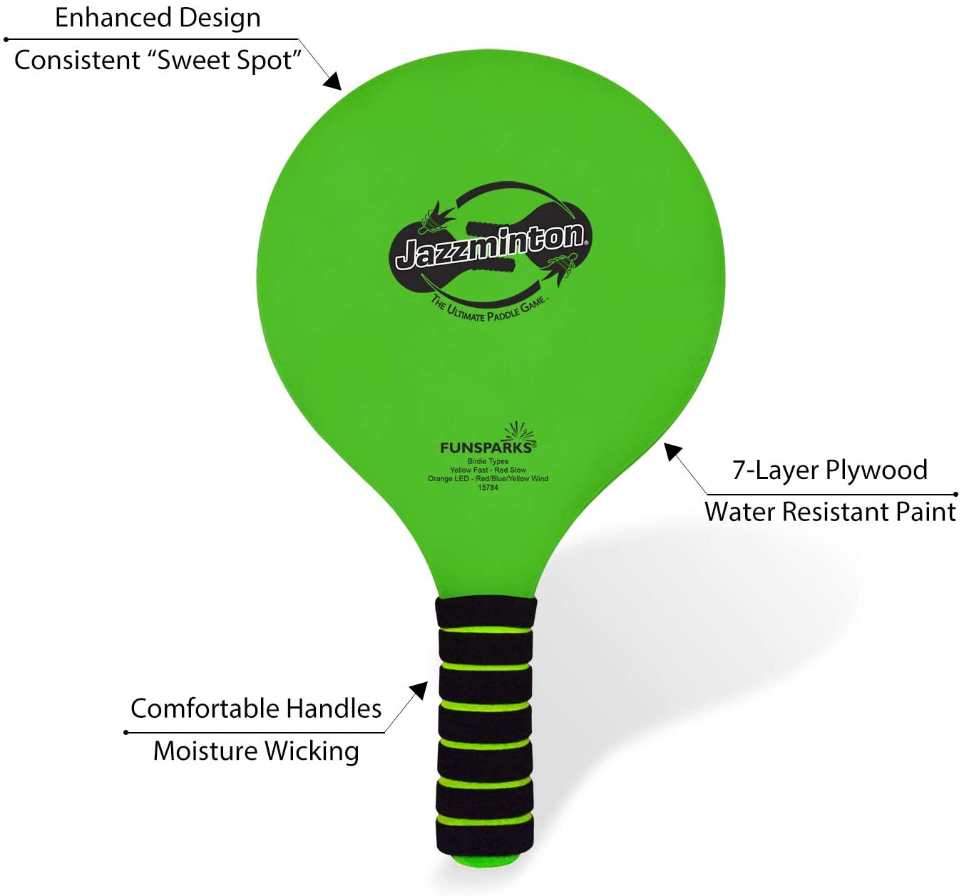 Jazzminton Paddle Ball Game