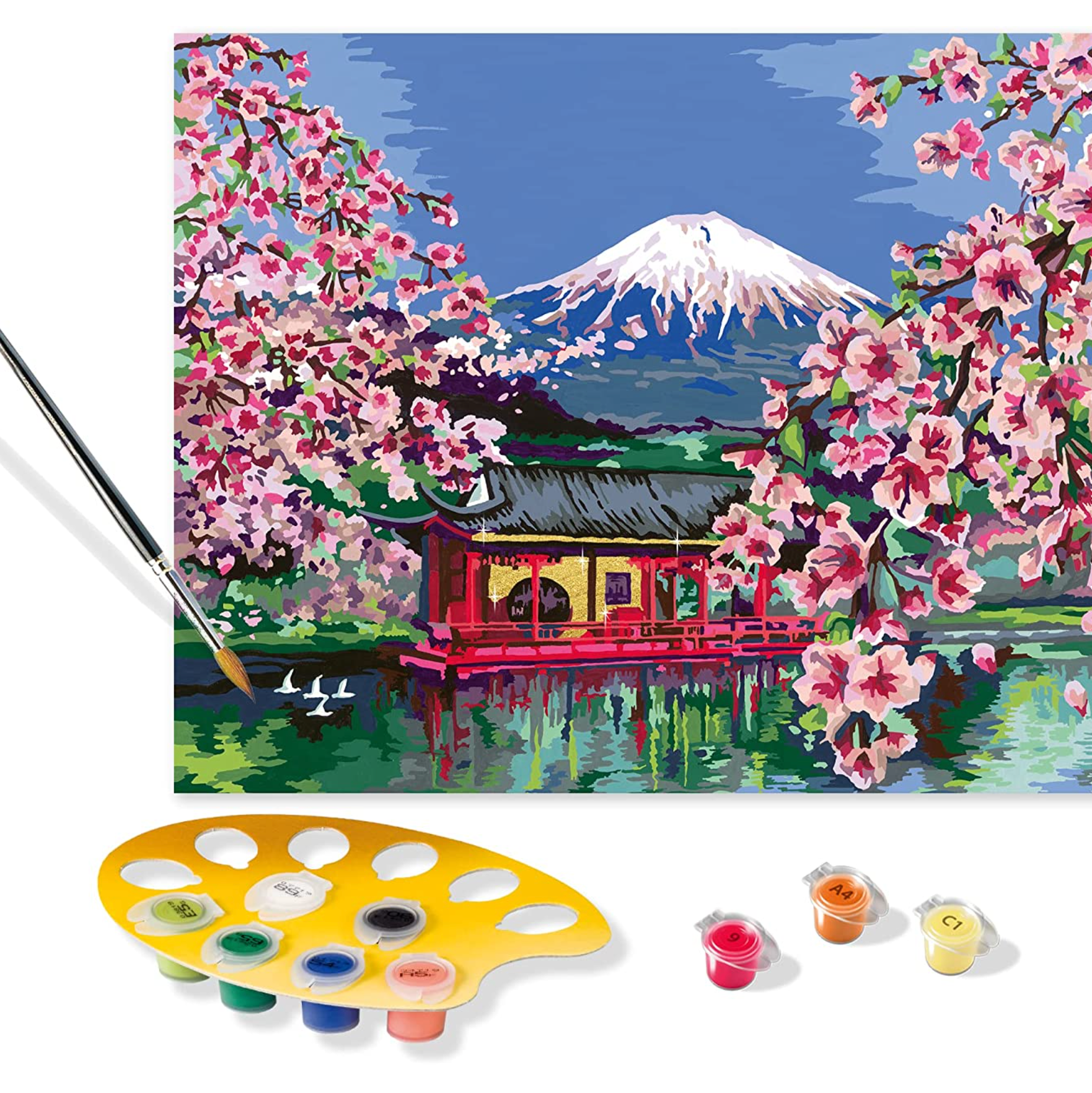 Paint By Number: Japanese Spring