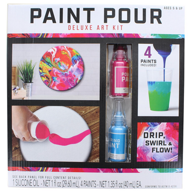 Paint Pour Deluxe Art Kit