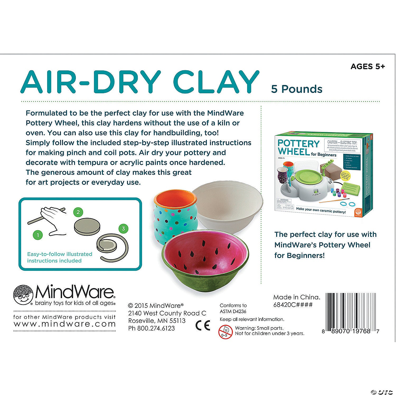 Air Dry Clay 5lb