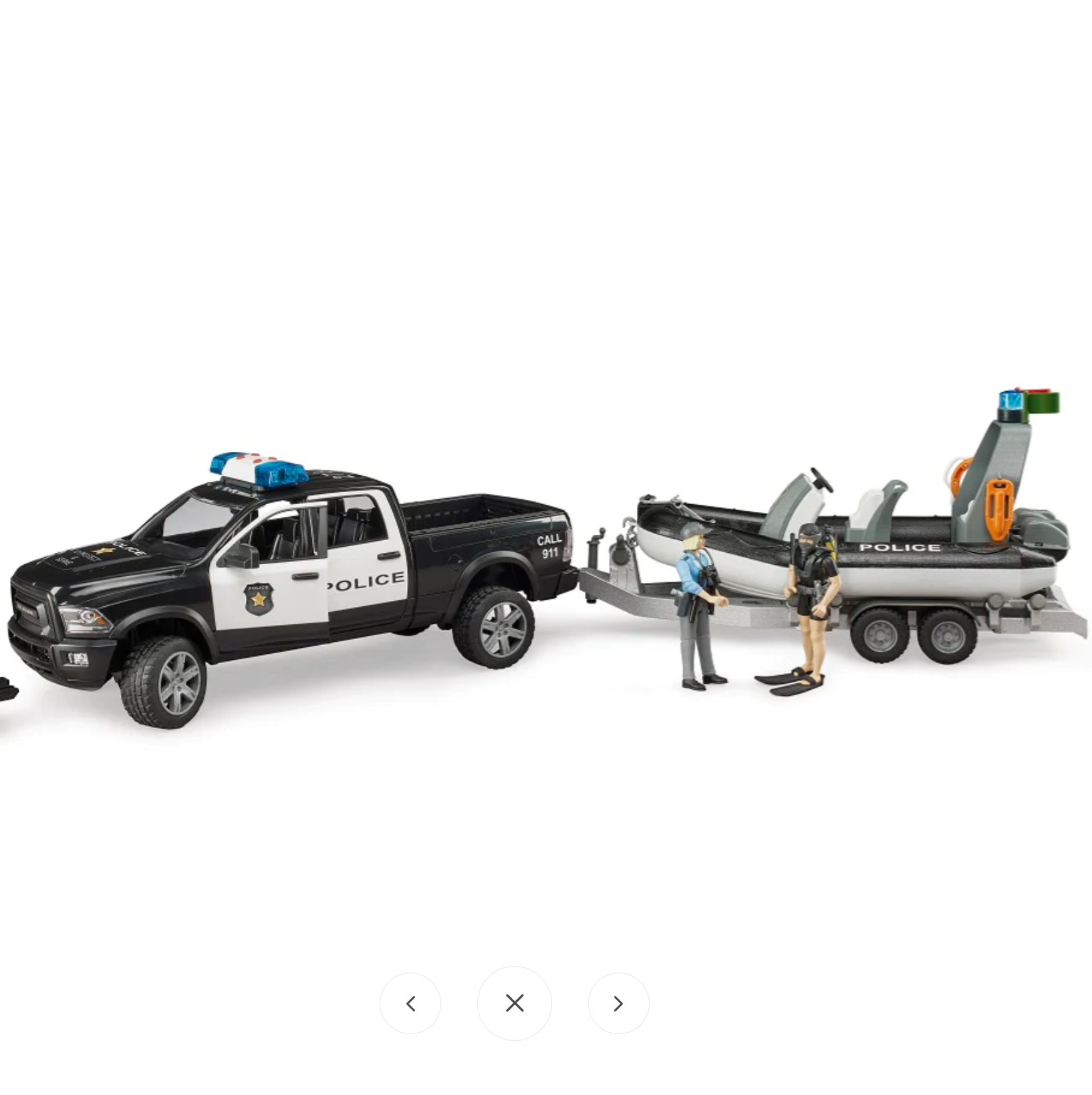 02507 RAM 2500 Power Trailer with Boat