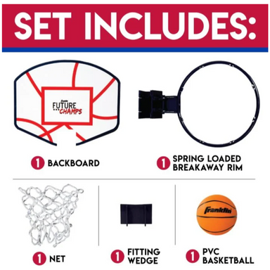Over-The-Door Mini Basketball Set