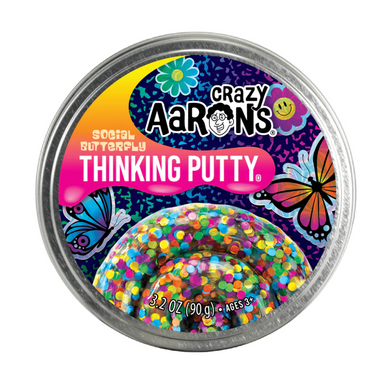 4in Social Butterfly Thinking Putty
