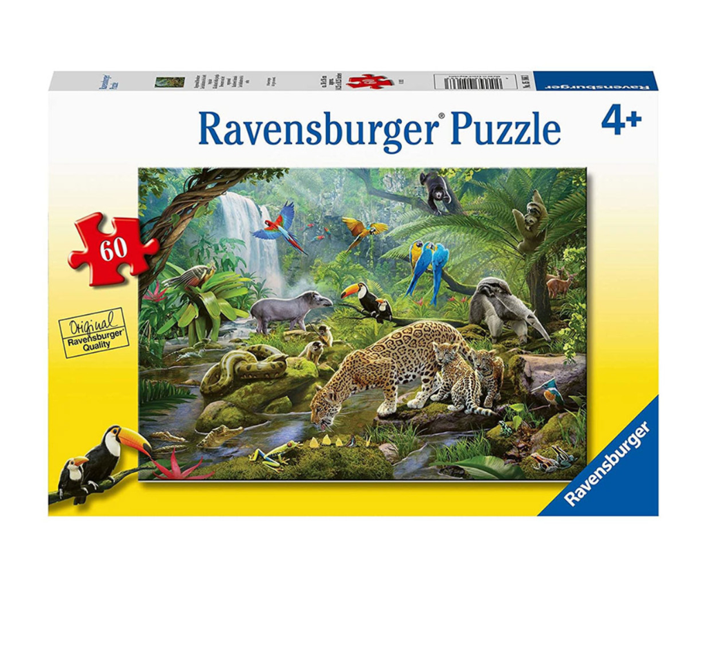 05166 Rainforest Animals 60pc Puzzle