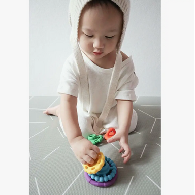 Jellystone Rainbow Stacker Teether Toy
