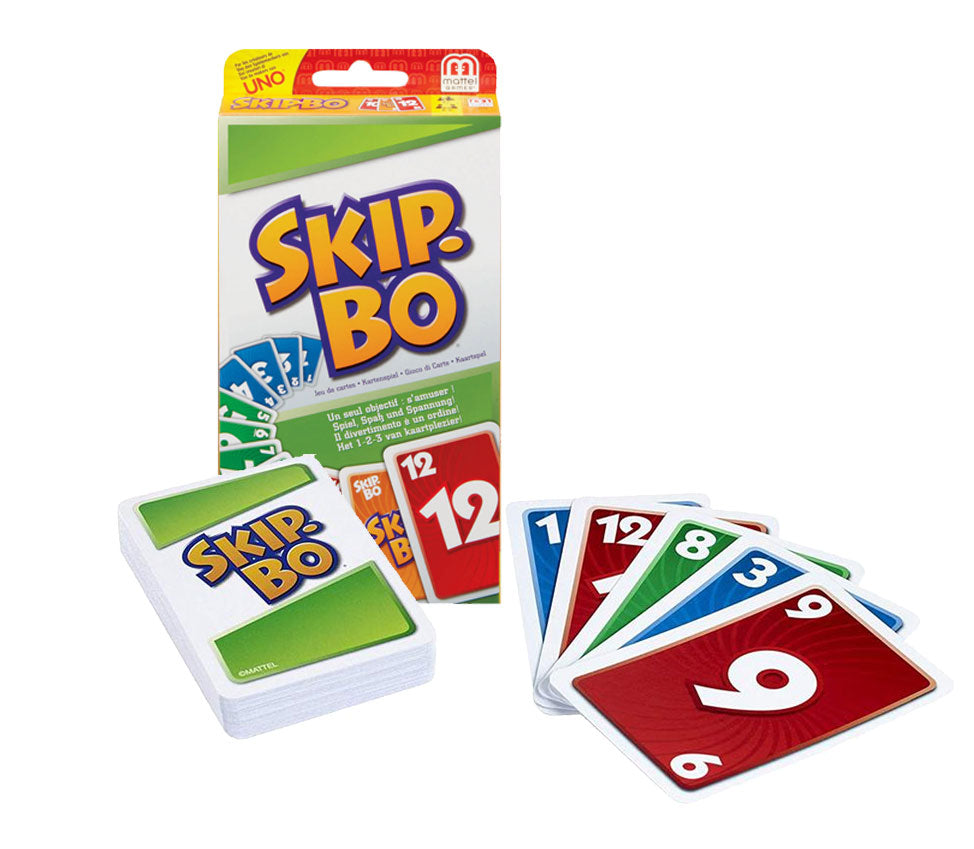 SKIPBO BOX ->  UNO Card Box  without UNO writing ->