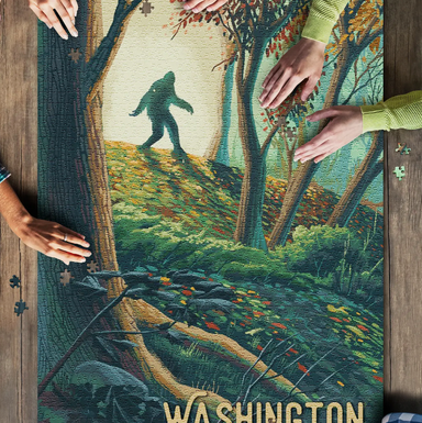 WA Big Foot in Forest 1000pc Puzzle