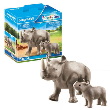 Rhino w/ Calf